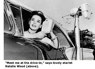 natalie woods at drive in
