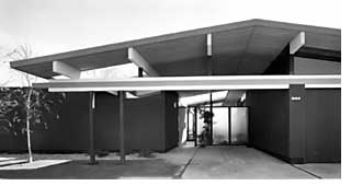 Exterior of an Eichler home