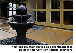 fountain in cliff may