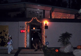 At Halloween, Liz Doherty's Thousand Oaks' atrium becomes undead -- and the kids get spooked.