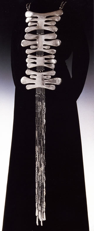Body ornament by Fisch (sterling silver, 1971).
