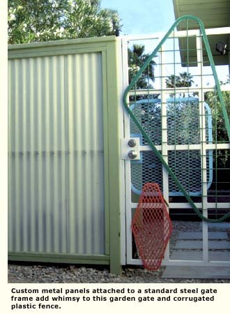 fence with added metal