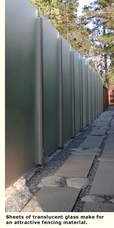 glass fencing