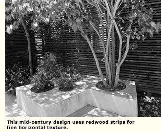 modern fencing black and white