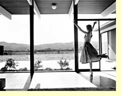 woman at window