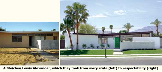 exterior before and after