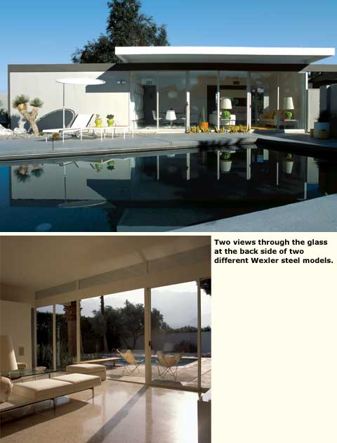 two views through glass