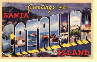 catalina postcard