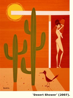 desert shower