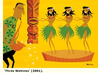 three wahines