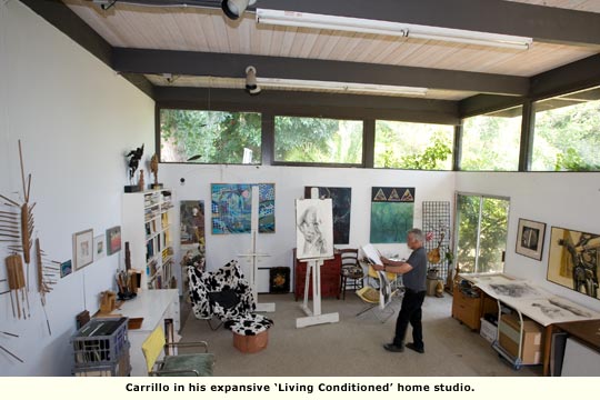 in art studio