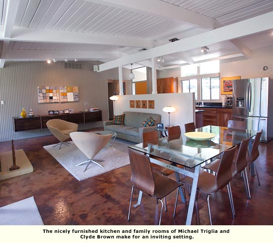 kitchen family room interior