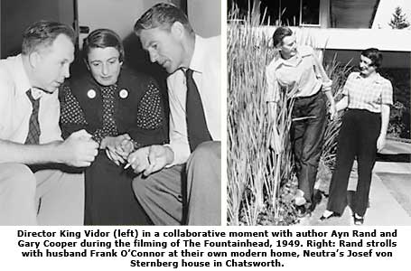 ayn rand director gary cooper and ayn rand and husband