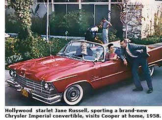 jane russell in a new chrysler