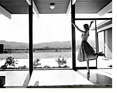 woman at window