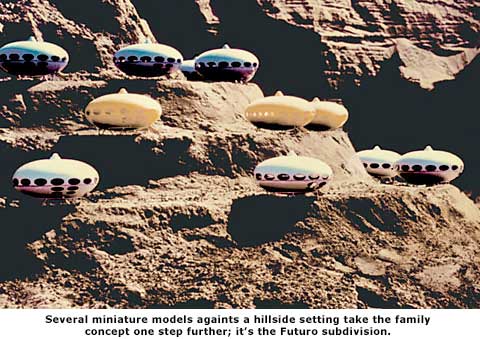 futuros on a hillside
