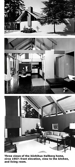 X Hallberg home, circa 1957