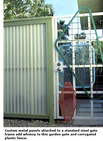 fence with added metal