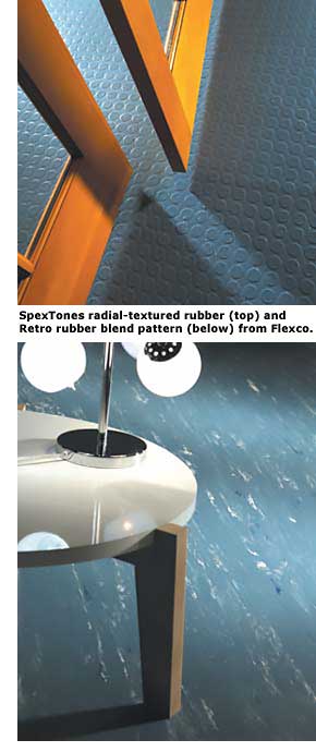 spextones and retro rubber from Flexco