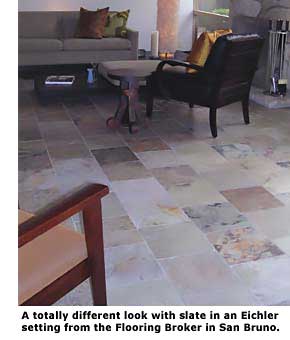 slate floor