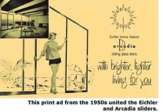 early print ad for acadia doors
