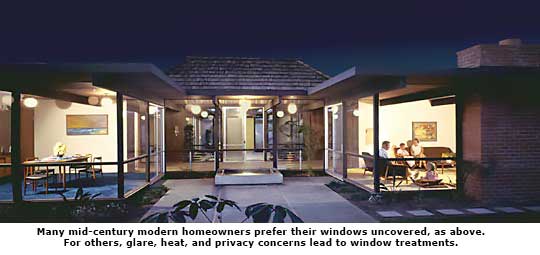 windows view from outside at night