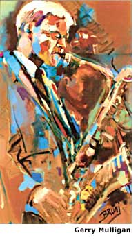 gerry mulligan by bruni
