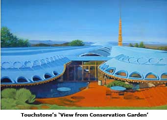 painting of marin civic center