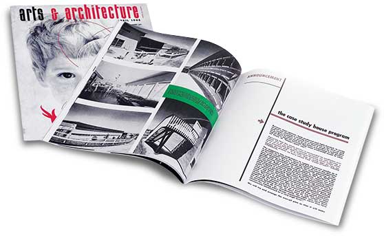 magazine spread