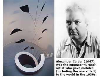 calder and one his mobiles