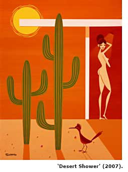 desert shower