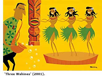 three wahines