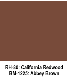 ca redwood  swatch