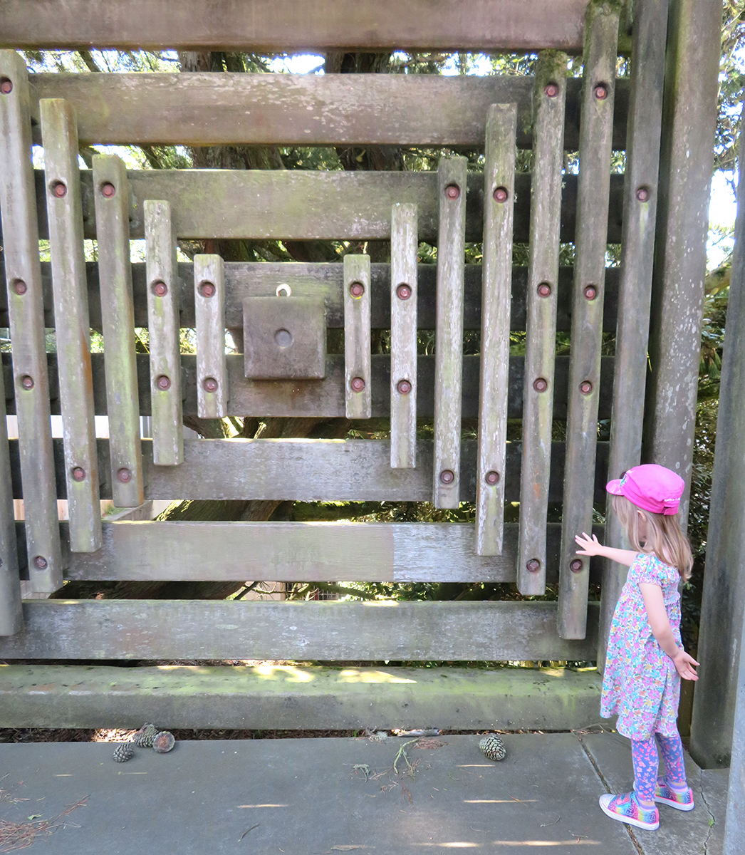 Girl at Wall