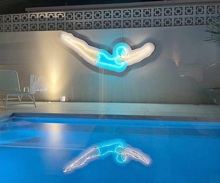 Diving girl