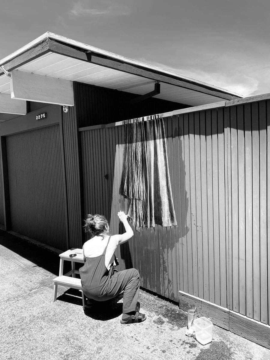 Martha working