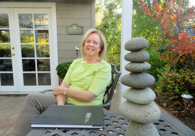 Patti Vance takes an expansive view of the natural world, creating a habitat and a rose garden at her Eichler home, and working in the community o preserve avioan habitat and educate young people. Photo by Dave Weinstein