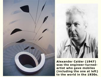 calder and one his mobiles