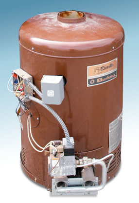 A retired original AO Smith boiler