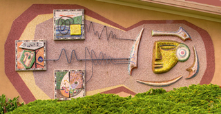 'Sophia Mural' at Holy Names University, Oakland, by Louisa Jenkins (1957).