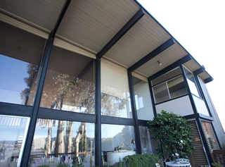 Rear of the Millers' Strawberry Point home. 