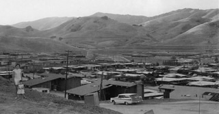 The Maginnis' expansive view in 1961.