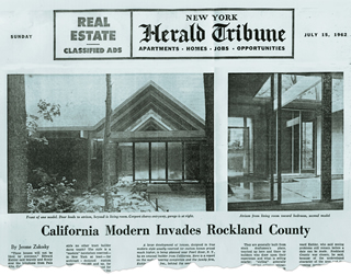 The New York Herald Tribune headline from July 1962.