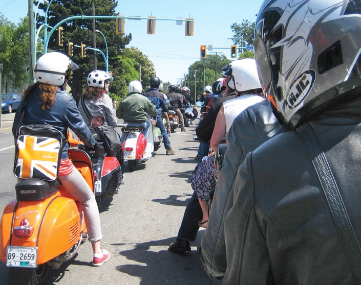 Scooters are for Riding