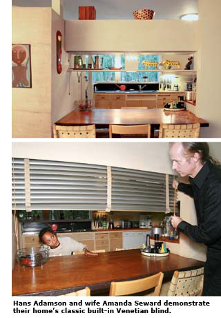 built in venetian blind