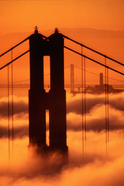Creeping fog at dawn, 1978
