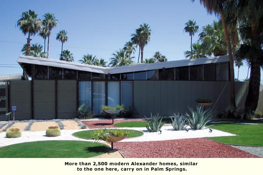 alexandr designed home in palm springs